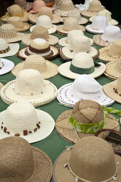 Straw Hats - Ecuador — Stock Photo, Image