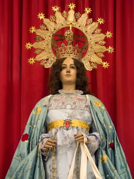 Madonna socha - orihuela - Španělsko — Stock fotografie