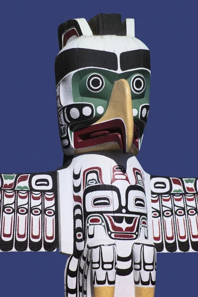 Totem полюс - Стенлі парк - Ванкувер - Канада — стокове фото