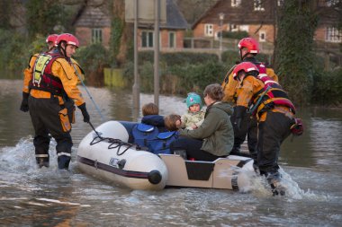 Flooding - Yorkshire - England clipart