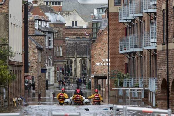 Inundaciones de York - Septiembre de 2012 - Reino Unido — Foto de Stock