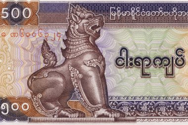 Birman banknot - myanmar