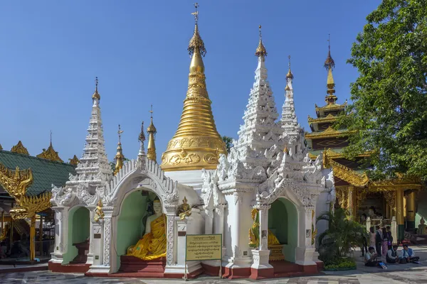 Shwedagon pagoda komplex - yangon - myanmar — Stock fotografie