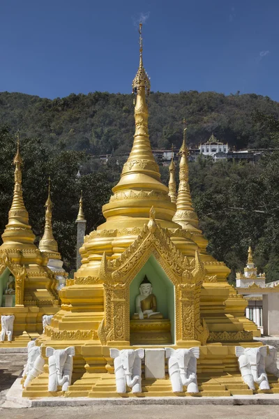 Pindaya tempel - pindaya - myanmar — Stockfoto