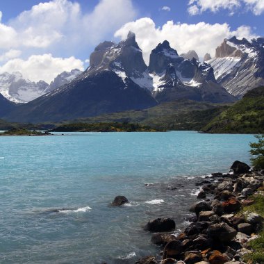 Torres del paine Millî Parkı - patagonia - Şili
