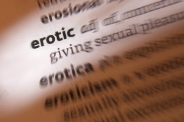 Erotic - Dictionary Definition clipart