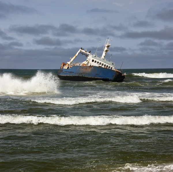 Корабельна аварія - берег скелетів - Намібії — стокове фото