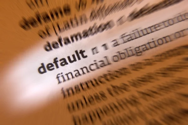 Default - Dictionary Definition — Stock Photo, Image