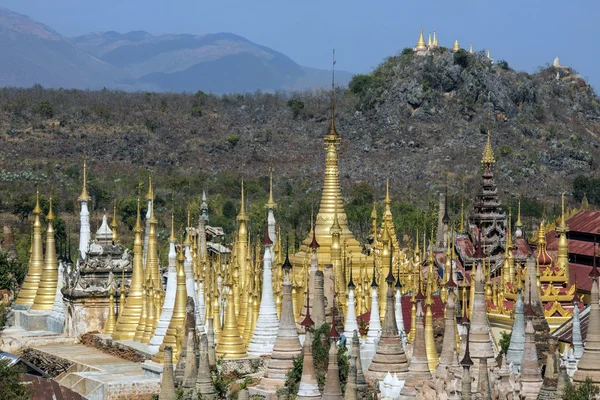 Shwe Inn Thein Temple - Ithein - Inle Lake - Myanmar — Stock Photo, Image