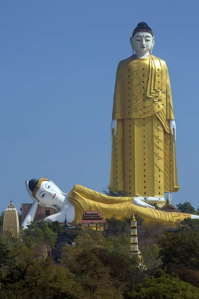 Laykyun Sekkya Buda - Monywa - Myanmar — Fotografia de Stock
