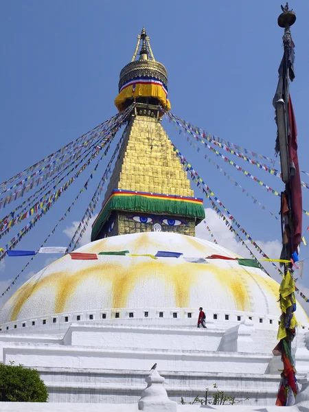 Stupa de Boudhanath - Kathmandu - Nepal — Fotografia de Stock