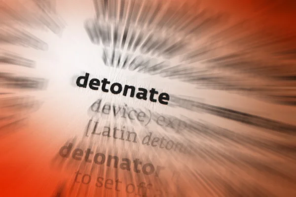 Detonate — Stock Photo, Image