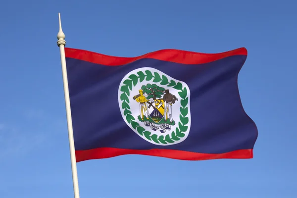 Flagge von Belize - Mittelamerika — Stockfoto