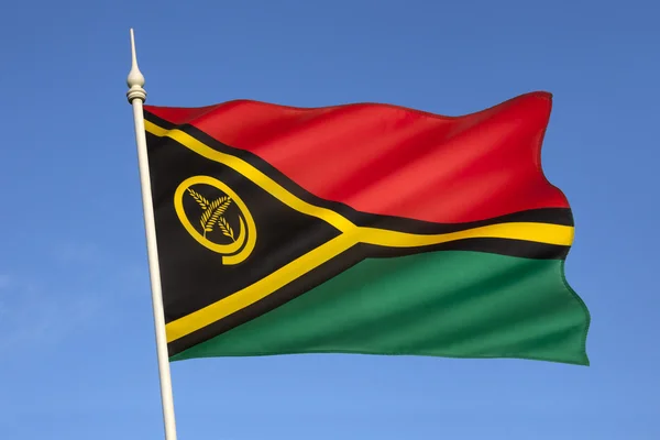 Bandiera di Vanuatu - Pacifico meridionale — Foto Stock