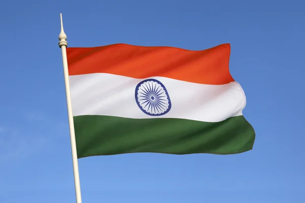 Indiens flagga — Stockfoto