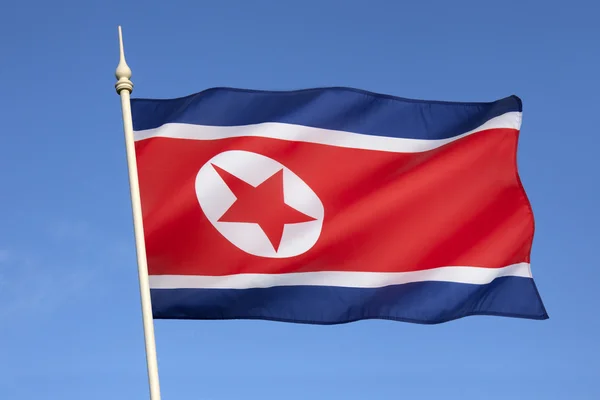 Bandera de Corea del Norte —  Fotos de Stock