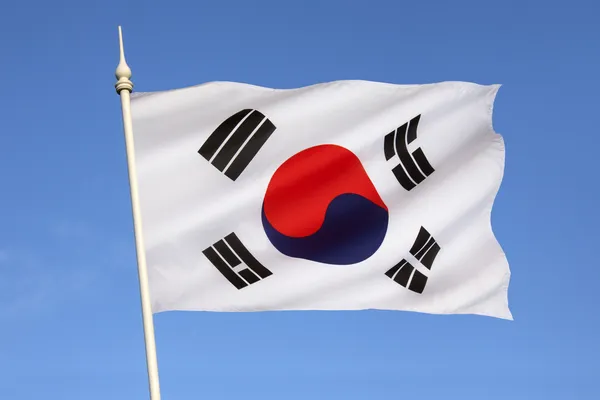 Bandera de Corea del Sur —  Fotos de Stock