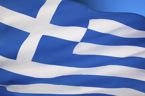 Bandera de Grecia —  Fotos de Stock