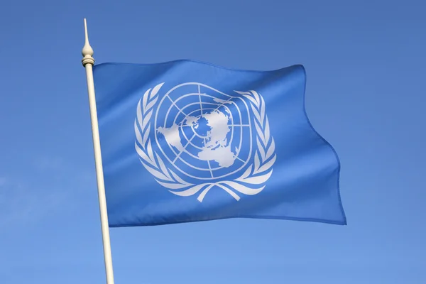 Drapeau des Nations Unies — Photo