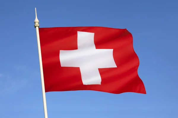 Bandiera della Svizzera — Foto Stock