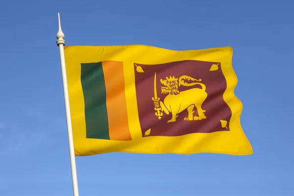 Bandeira de sri lanka — Fotografia de Stock