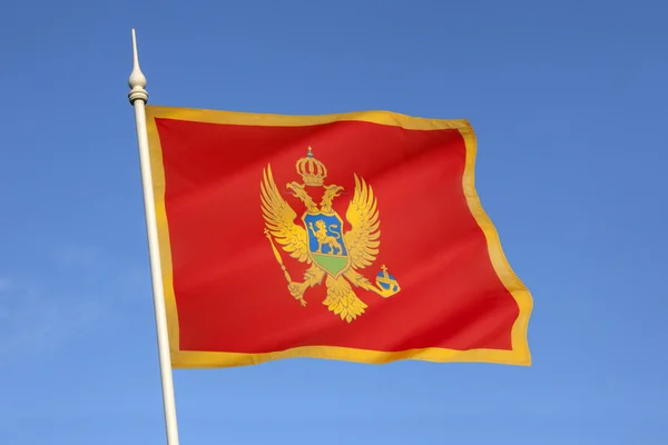 Flag of Montenegro — Stock Photo, Image