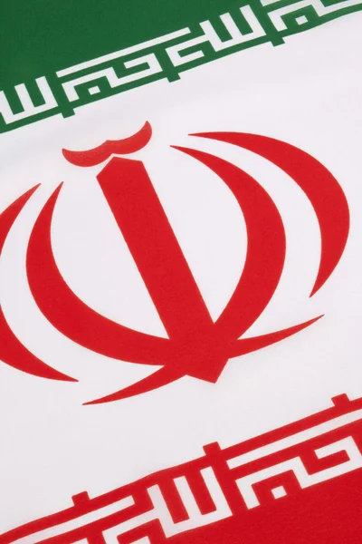 Detail on the flag of Iran — Stock Photo, Image