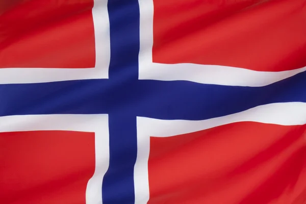 Flagge Norwegens — Stockfoto