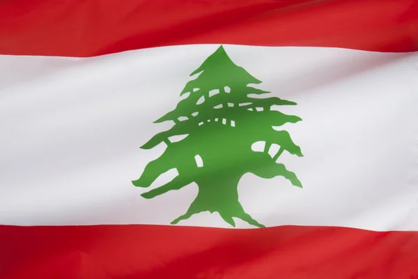 Bandera de lebanón — Foto de Stock