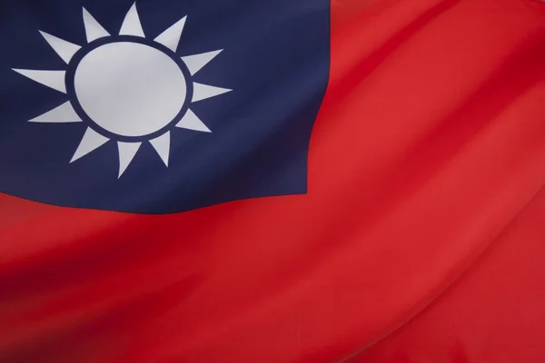 The Flag of the Republic of China - Taiwan — Stock Photo, Image