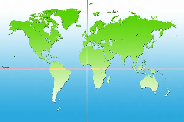 世界の地図 — ストック写真