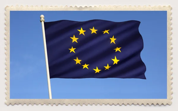 Sello postal - Unión Europea —  Fotos de Stock