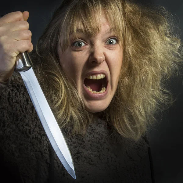 Psychotic Woman — Stock Photo, Image