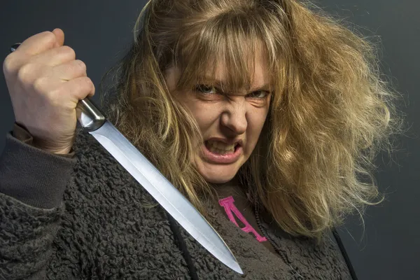 Psychotic Woman — Stock Photo, Image