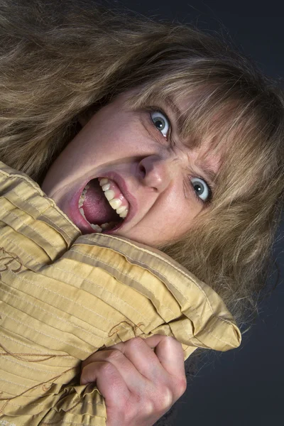 Angry Young Woman — Stock Photo, Image