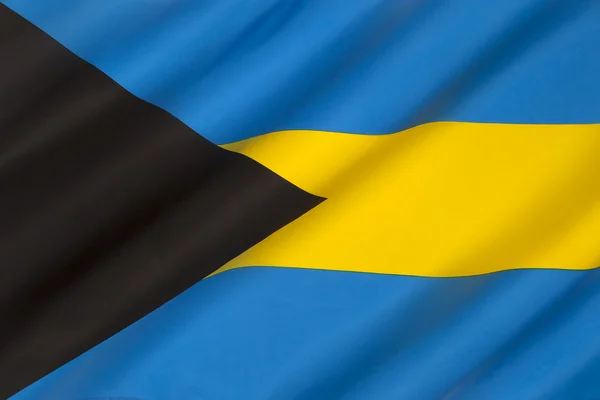 Flagge der Bahamas — Stockfoto