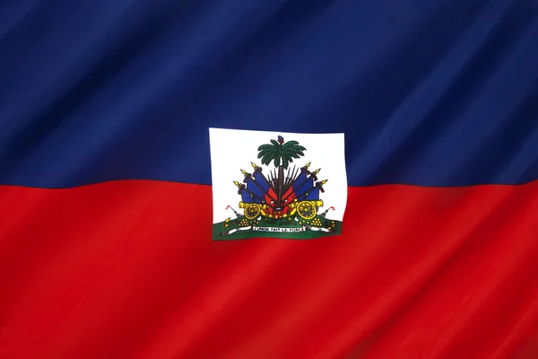 Bandeira do Haiti — Fotografia de Stock