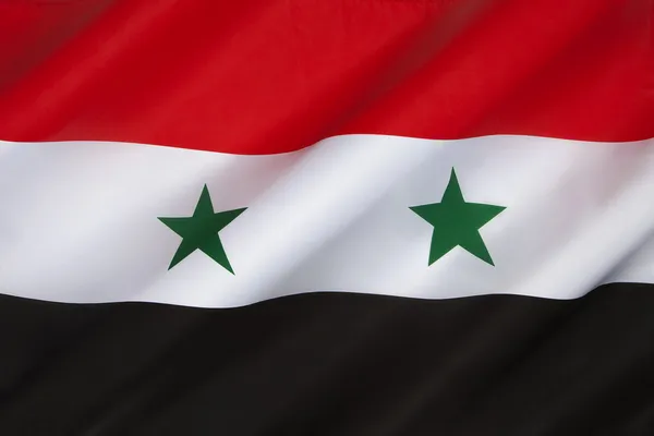 Flagge von Syrien — Stockfoto