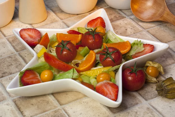 Vers gemaakte salade — Stockfoto