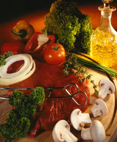 Kochen Prime Beefsteak — Stockfoto
