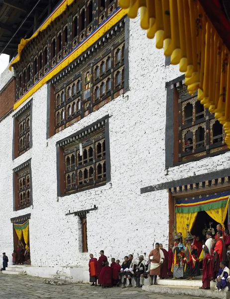 Paro Tsechu - reino do Butão — Fotografia de Stock