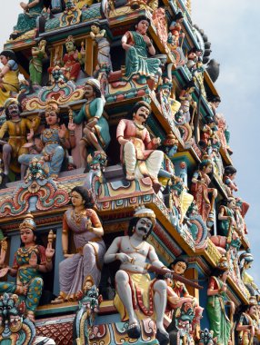 Sri mariamman hindu Tapınağı - Singapur
