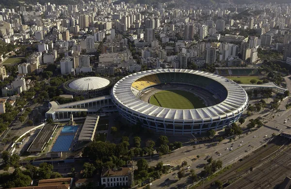 体育场做里约热内卢马拉卡纳-马拉卡纳体育场--巴西 — 图库照片