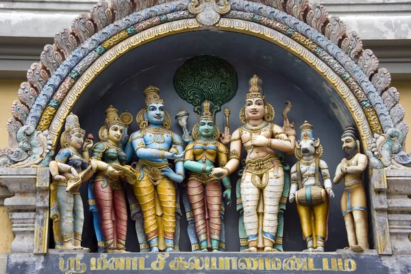 Hinduistischer Tempel - madurai - tamil nadu - indien — Stockfoto