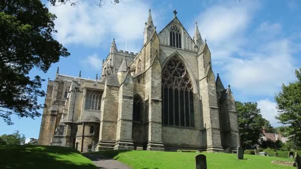 Ripon kathedraal - Engeland - hd — Stockvideo