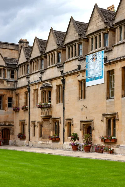 Brasenose College Oxford University Στην Πόλη Της Οξφόρδης Ηνωμένο Βασίλειο — Φωτογραφία Αρχείου