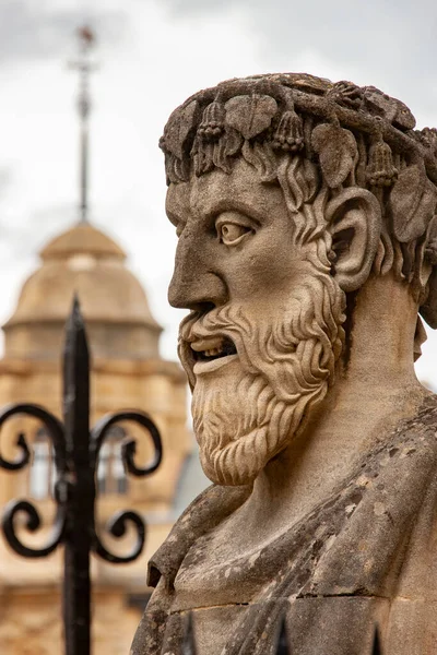 Esculturas Fora Jesus College Oxford University Cidade Oxford Reino Unido — Fotografia de Stock