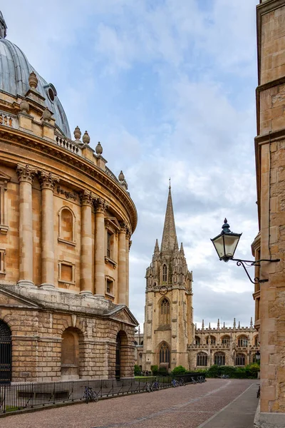 Universitetskyrkan Mary Jungfrun Radcliffe Square Staden Oxford England Byggnaden Till — Stockfoto