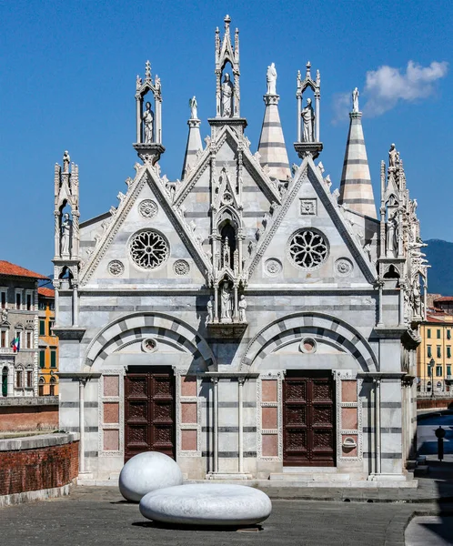 Santa Maria Della Spina Een Kleine Kerk Italiaanse Stad Pisa — Stockfoto