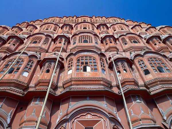 Hawa Mahal Palacio Los Vientos Jaipur Región Rajasthan India —  Fotos de Stock